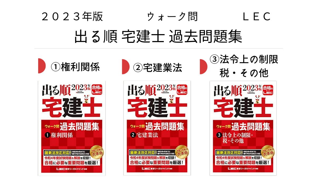 直送送料無料 2023年版出る順宅建士 合格テキスト＆ウォーク問＜セット