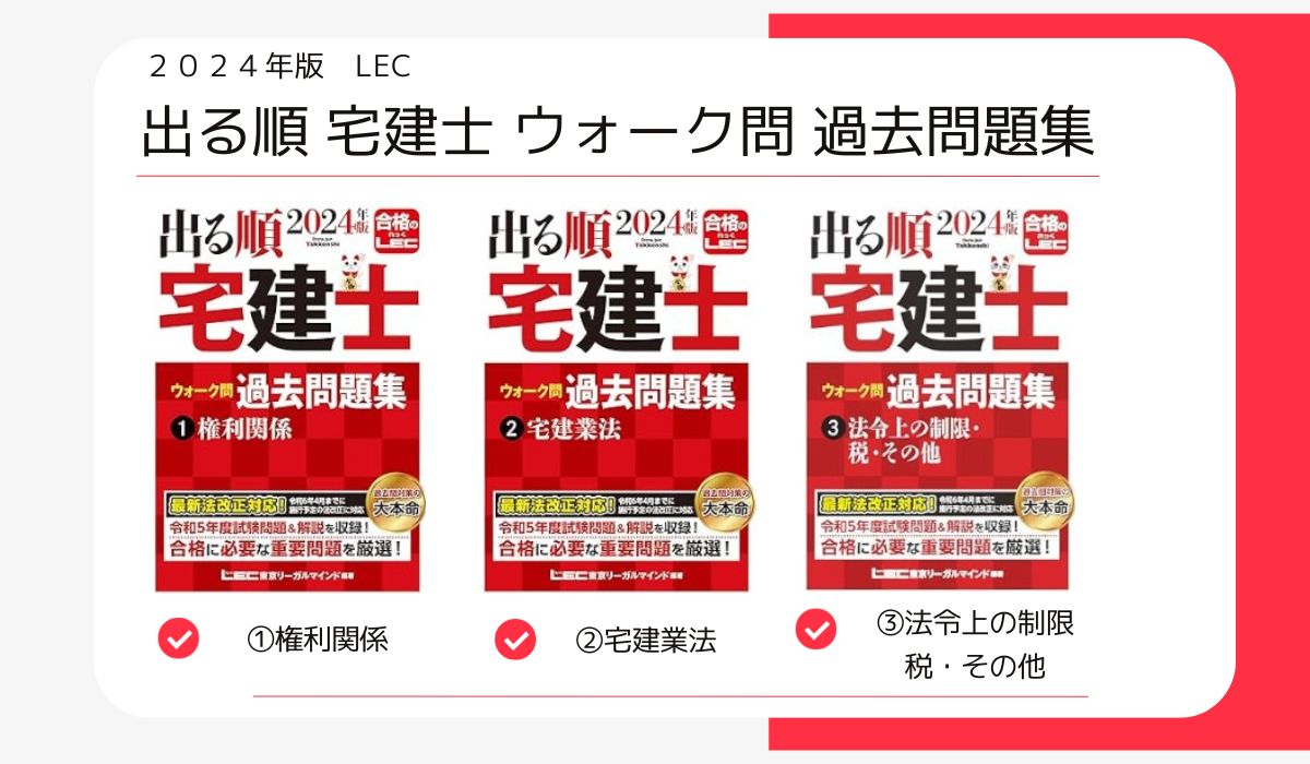 2024年版 出る順 宅建士 ウォーク問 過去問題集