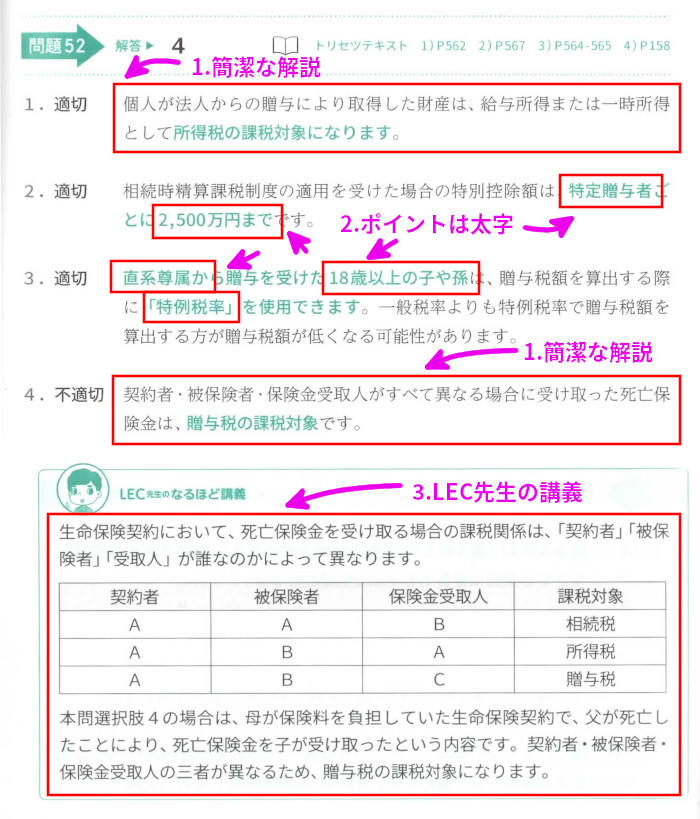 チャレンジ2学科-相続「問題52 贈与税」